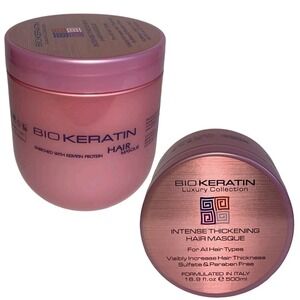 Bio Keratin Luxury  Collection INTENSE THICKENING HAIR MASQUE‎ ALL HAIR MASQUE